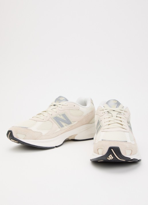 New Balance 2010 sneaker met suède details - detail 2 beige