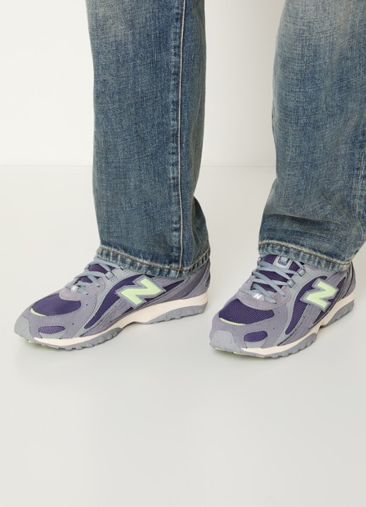 New Balance 204L sneaker met mesh details - voorkant 2 grijs