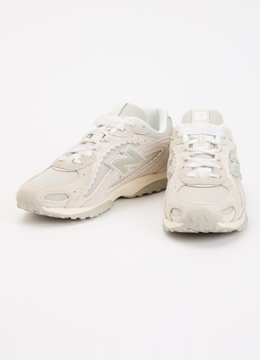 New Balance 204L sneaker van mesh met details van suède - detail 2 taupe