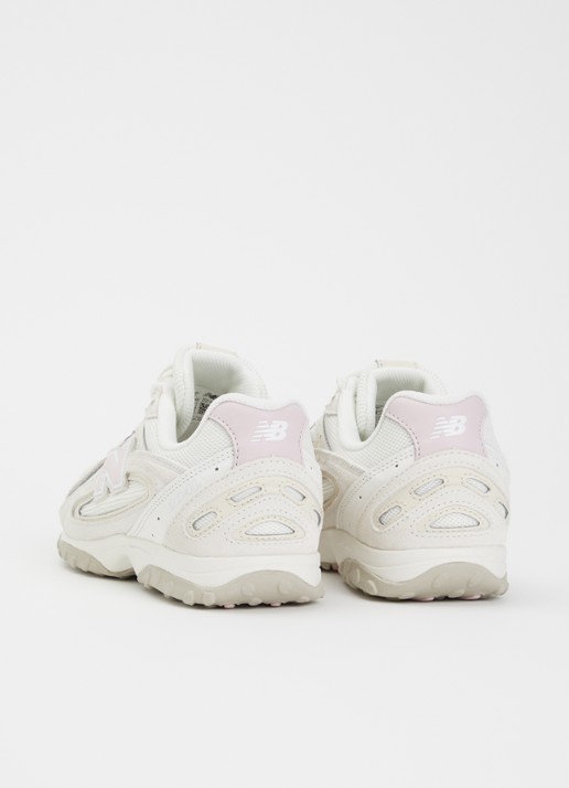 New Balance 204L sneaker van mesh met details van suède - achterkant 8 taupe