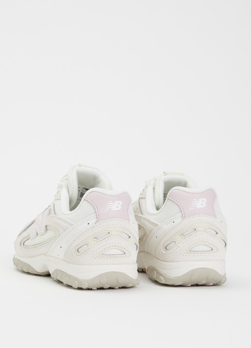 New Balance 204L sneaker van mesh met details van suède - achterkant 9 taupe