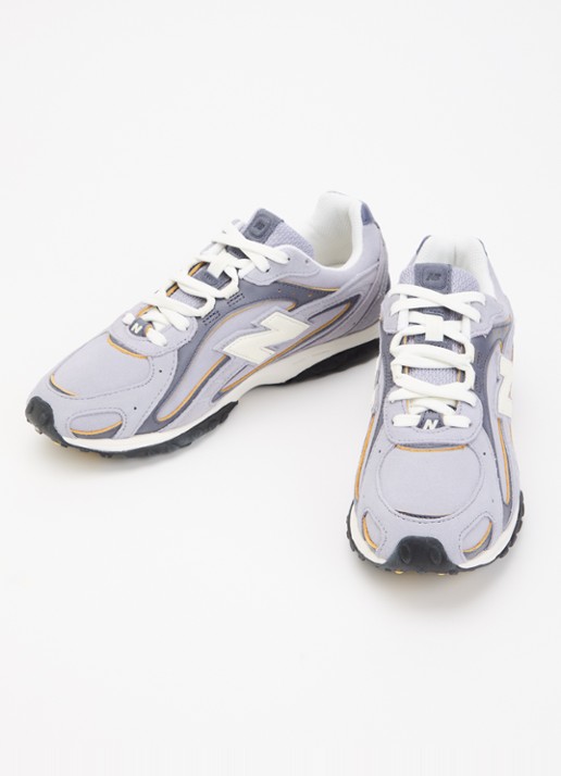 New Balance 204L sneaker van suède met leren details - detail lavendel