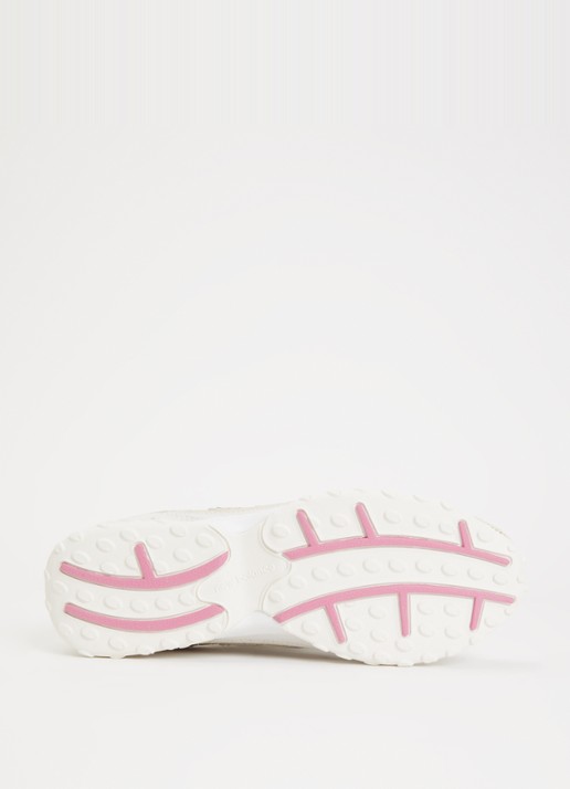 New Balance 204L sneaker van suède met leren details - detail 3 creme