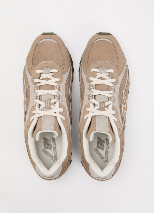 New Balance 204L sneaker van suède - detail 3 lichtbruin