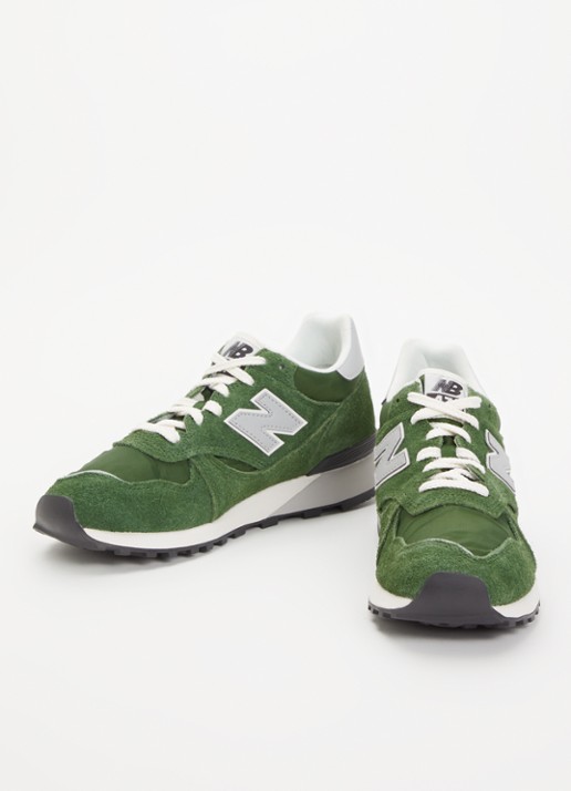 New Balance 475 sneaker met suède details - detail groen