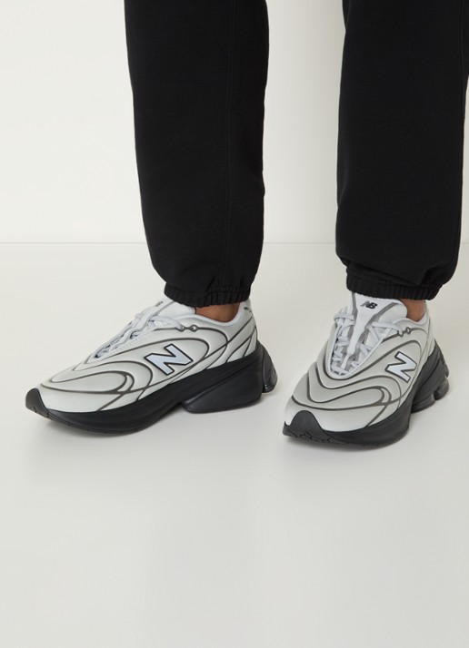 New Balance 5030 sneaker met logo - voorkant 3 grijs