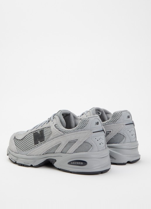 New Balance 509 sneaker van suède met mesh details  - achterkant grijs