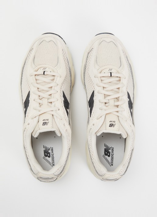 New Balance 509 sneaker van suède met mesh details  - detail 4 beige