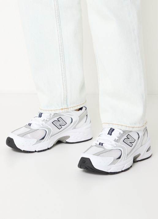 New Balance 530 sneaker met mesh details - voorkant wit