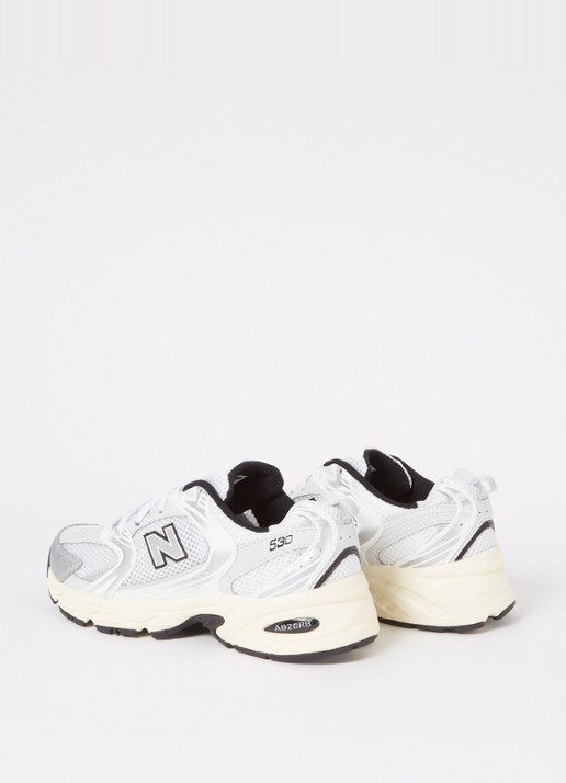 New Balance 530 sneaker met mesh details - detail 4 zilver