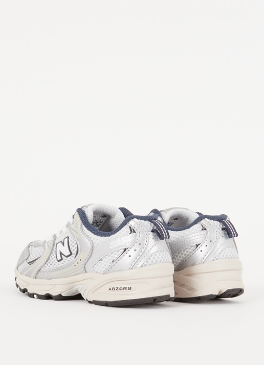 New Balance 530 sneaker met mesh details - achterkant 4 lichtgrijs