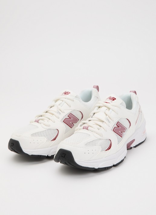 New Balance 530 sneaker met mesh details - voorkant 3 wit
