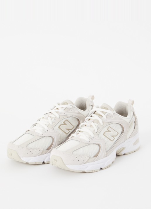 New Balance 530 sneaker met suède details - detail beige