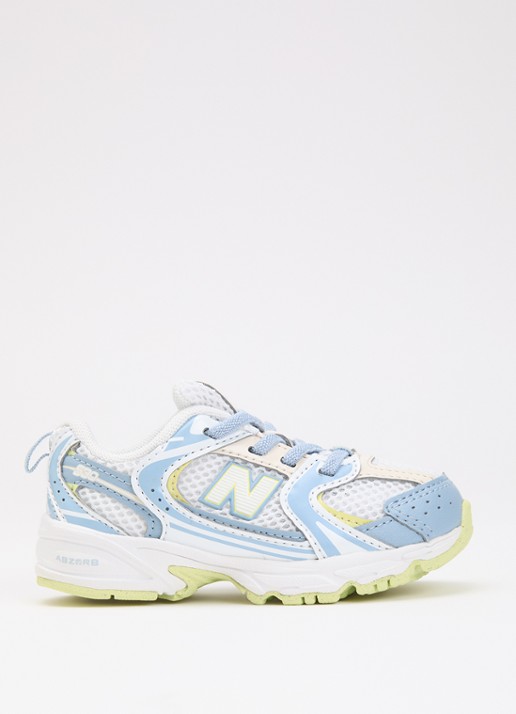 New Balance 530 sneaker van mesh met logo en glanzende finish