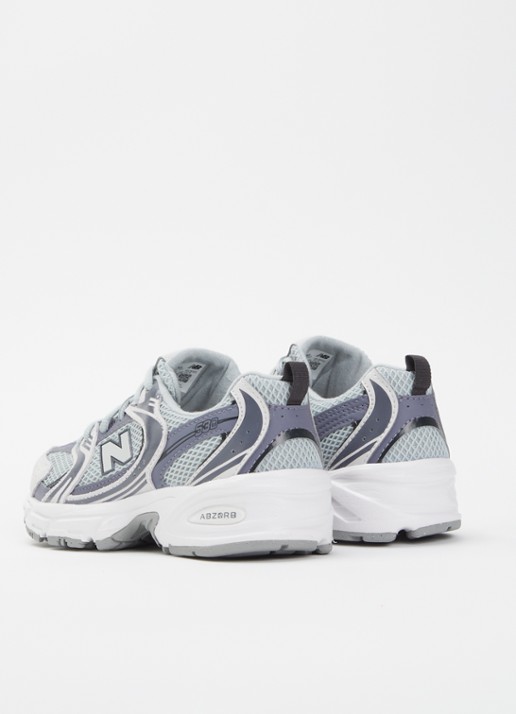 New Balance 530 sneaker van mesh met logo - achterkant 4 grijs