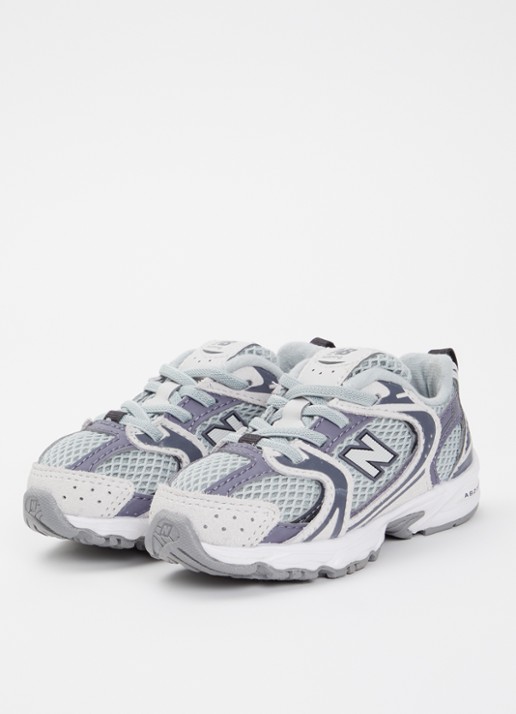 New Balance 530 sneaker van mesh met logo - voorkant 2 lindegroen