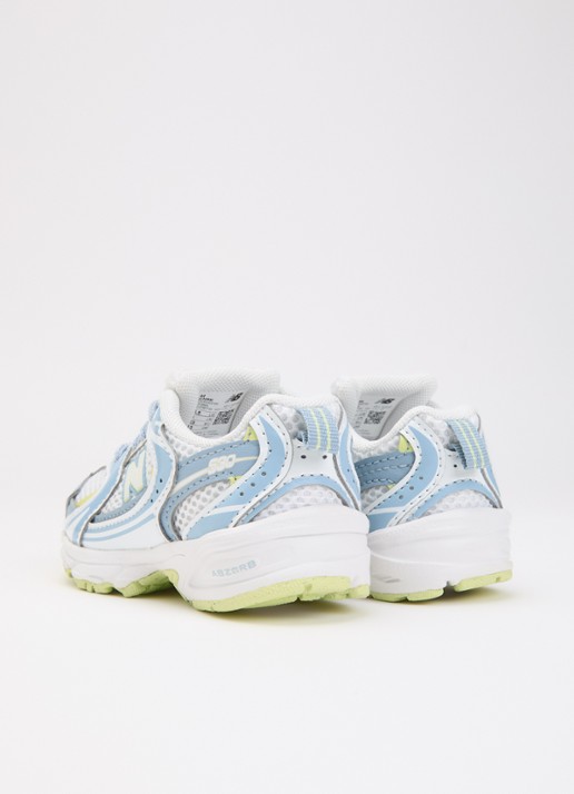 New Balance 530 sneaker van mesh met logo - achterkant 4 lichtblauw