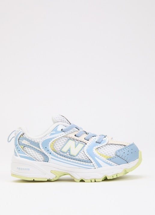 New Balance 530 sneaker van mesh met logo en glanzende finish