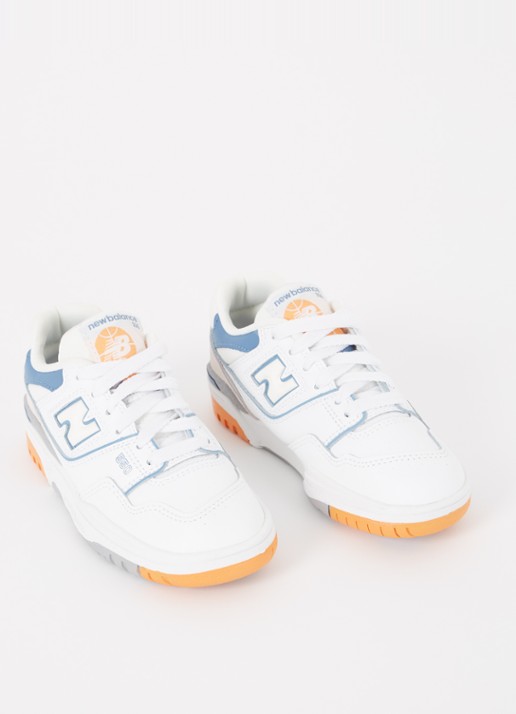 New Balance 550 sneaker met logo - voorkant 4 wit
