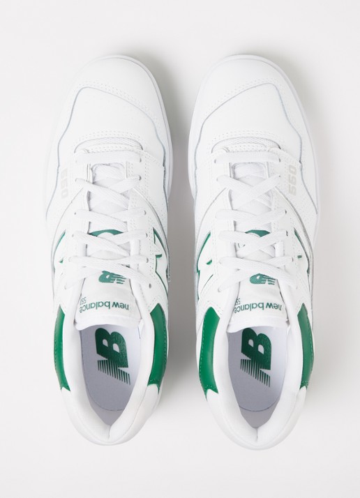 New Balance 550 sneaker van leer  - detail 4 wit