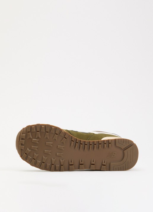 New Balance 574 sneaker met mesh details - detail 3 mosgroen