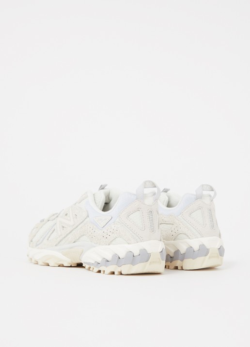New Balance 610 sneaker met nubuck details - achterkant 3 gebroken wit