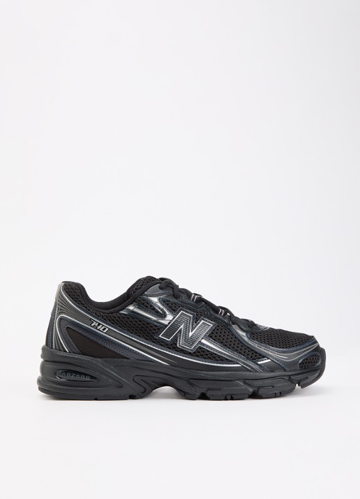 New Balance 740 sneaker met details van mesh met logo