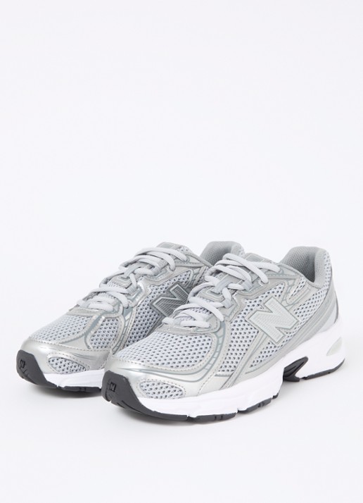 New Balance 740 sneaker met mesh details - detail 3 zilver