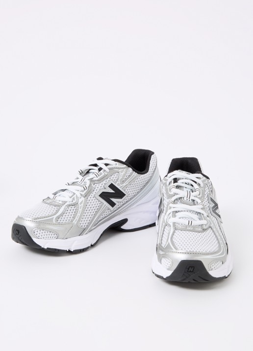 New Balance 740 sneaker met mesh details - detail 2 grijs