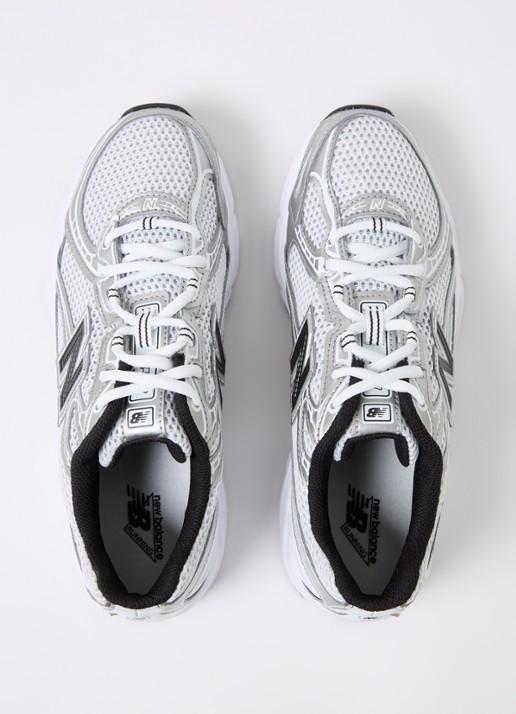 New Balance 740 sneaker met mesh details - detail 3 grijs