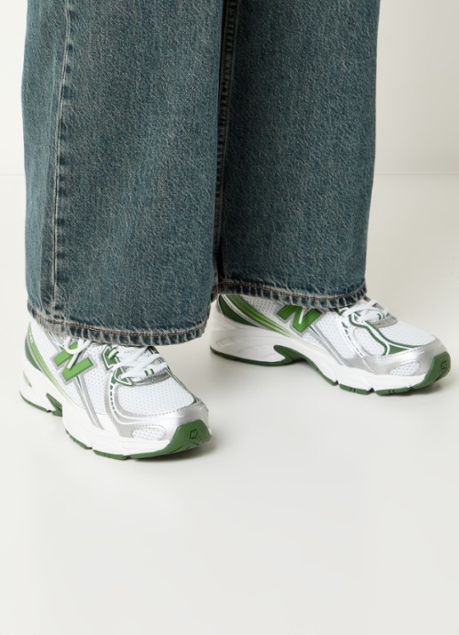 New Balance 740 sneaker met mesh details - voorkant 2 groen