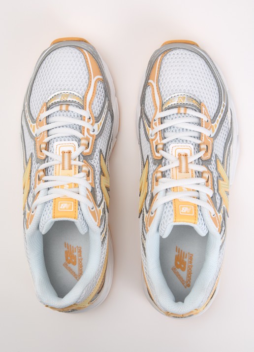 New Balance 740 sneaker met mesh details - detail 4 orange