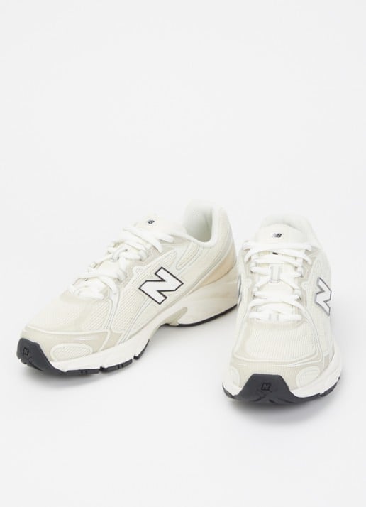 New Balance 740 sneaker met mesh details - detail 2 beige