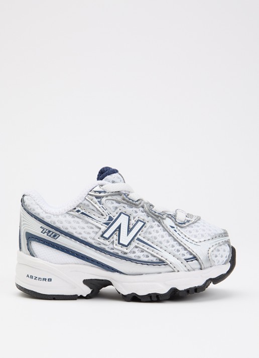 New Balance 740 sneaker met mesh details - voorkant 3 donkerblauw