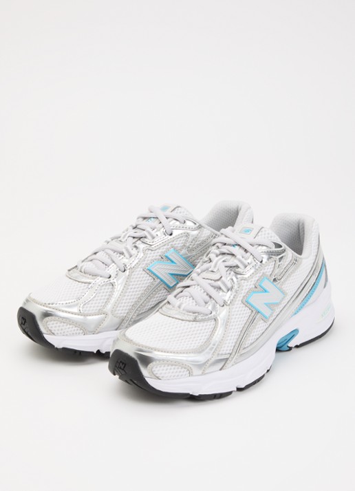 New Balance 740 sneaker met mesh details - voorkant 4 zilver