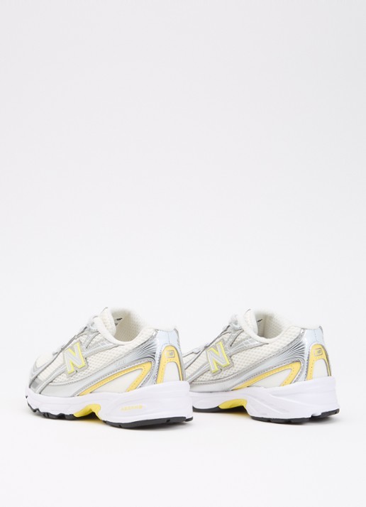 New Balance 740 sneaker met mesh details - achterkant 4 zilver