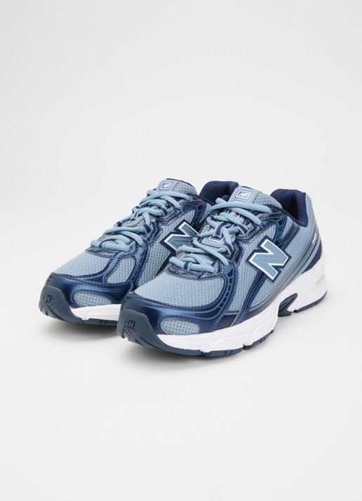 New Balance 740 sneaker met mesh details - voorkant 2 petrol
