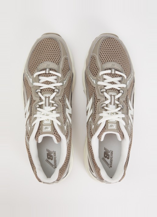 New Balance 740 sneaker van mesh met logo - detail 2 taupe