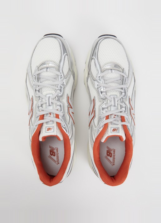 New Balance 740 sneaker van mesh met logo - detail 2 gebroken wit