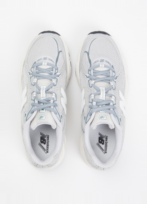 New Balance 740 sneaker van mesh met logo - detail 4 lichtgrijs