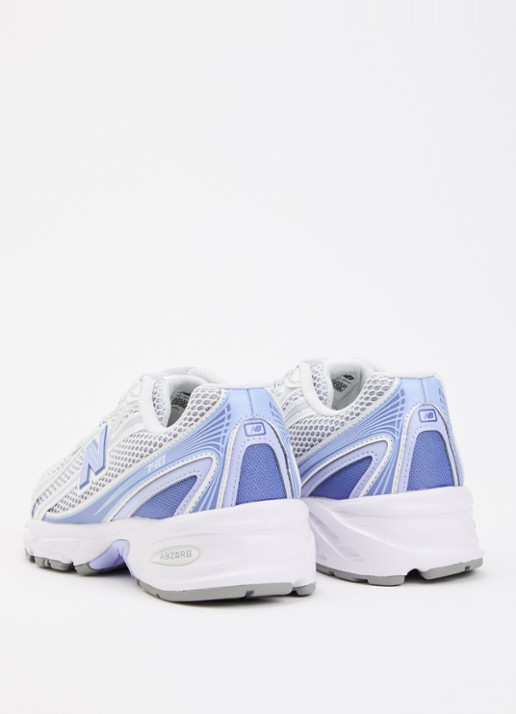 New Balance 740 sneaker van mesh met metallic finish - achterkant 2 blauw