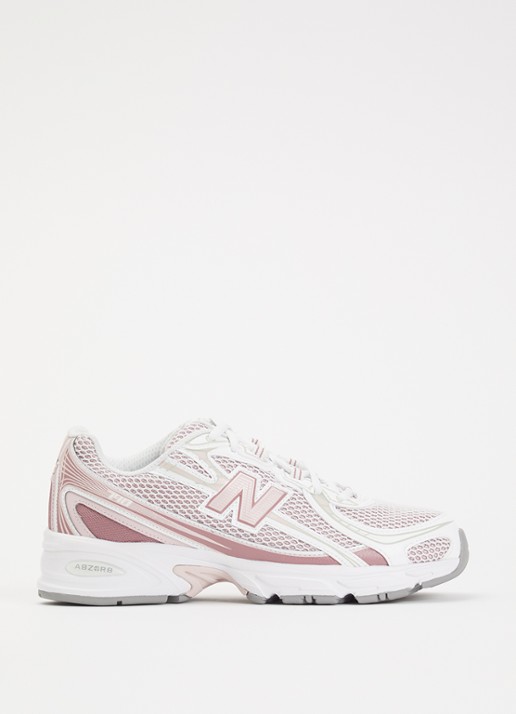 New Balance 740 sneaker van mesh met metallic finish