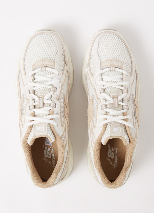 New Balance 740 sneaker van mesh met suède details - detail 3 beige