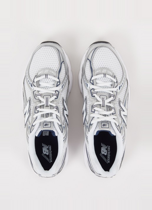 New Balance 740 sportschoen van mesh met metallic finish - detail 2 zilver