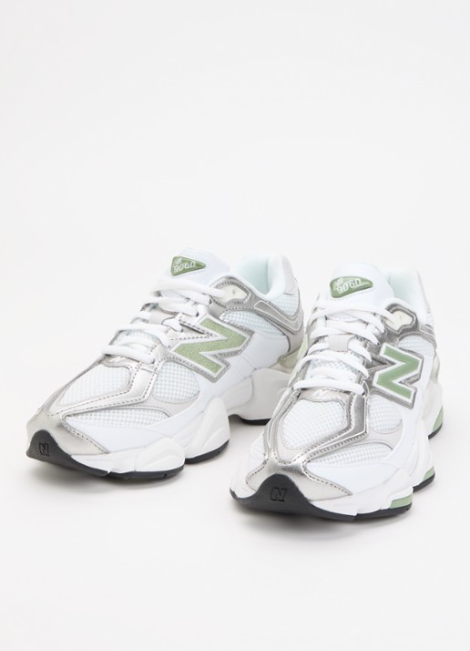 New Balance 9060 sneaker met mesh details en logo  - detail 3 groen