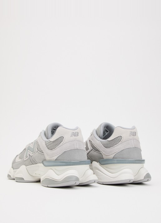 New Balance 9060 sneaker met mesh details - achterkant 5 grijs