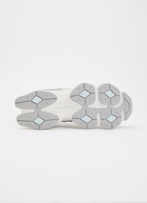 New Balance 9060 sneaker met mesh details - detail 4 grijs
