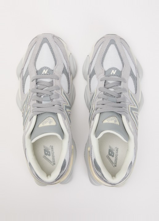 New Balance 9060 sneaker met mesh details - detail 4 grijs
