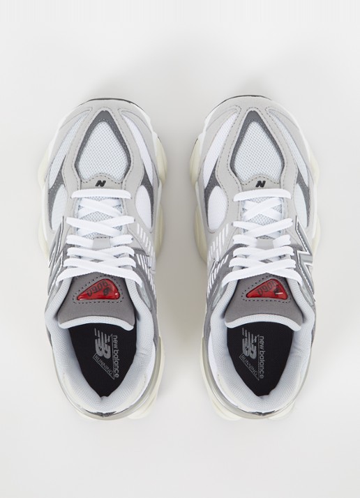 New Balance 9060 sneaker met mesh details - detail 3 lichtgrijs