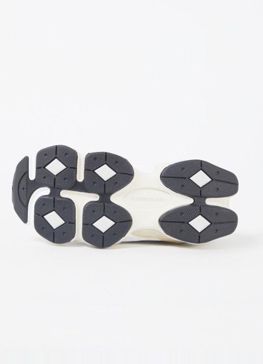 New Balance 9060 sneaker met mesh details - detail 2 lichtgrijs